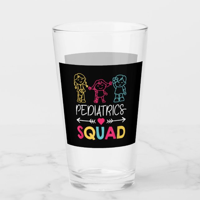 Pediatrik Squad Nurse Cute Glaskopp (Framsida)