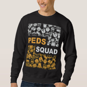 Pediatrik Squad Registered Nurse Practitioner Wor Lång Ärmad Tröja