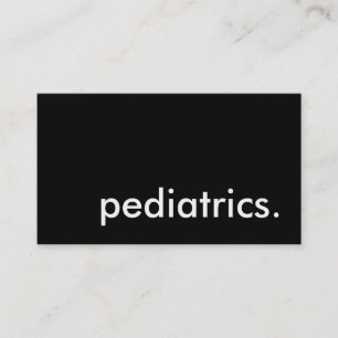pediatrik. visitkort