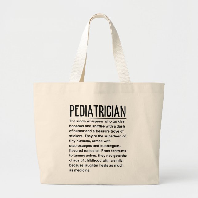 Pediatriker Jumbo Tygkasse (Framsidan)