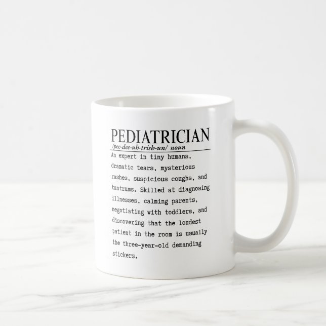 Pediatriker Kaffemugg (Höger)