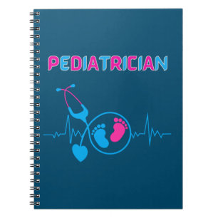 Pediatriker, pediatriker doktor, barn doktor, anteckningsbok