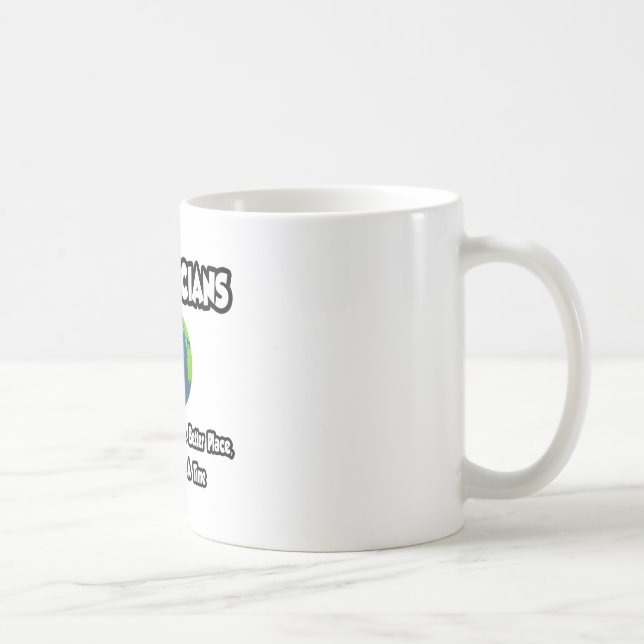 Pediatriker.. Skapar världen bättre Ställe Kaffemugg (Höger)