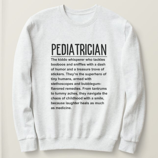 Pediatriker T Shirt (Design framsida)