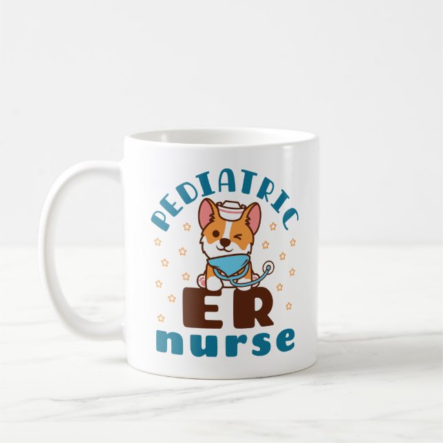 Pediatrisk akutmottagningssjuksköterska kaffemugg (Vänster)