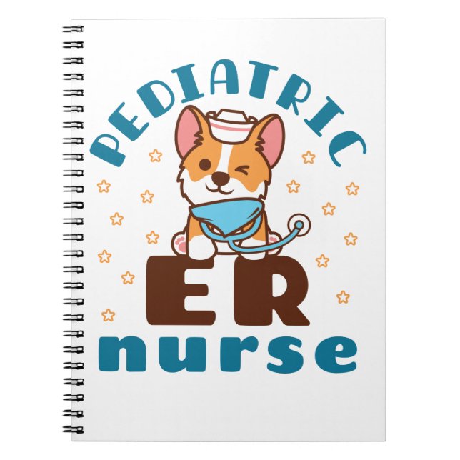 Pediatrisk ER Nurse Anteckningsbok (Framsidan)