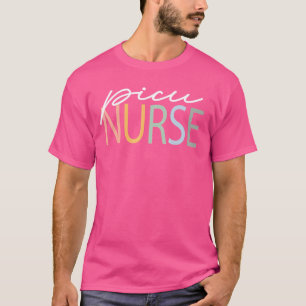 Pediatrisk intensivvårdssjuksköterska färgrik Boho T Shirt