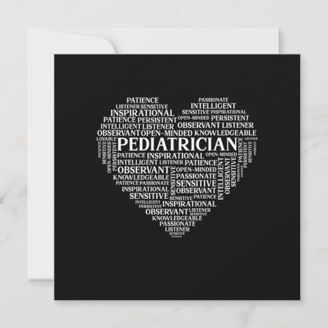 Pediatrisk medicin läkare kirurg barn present inbjudningar (Framsida)