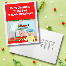Pediatrisk neurolog God jul Tomte i MR Kort