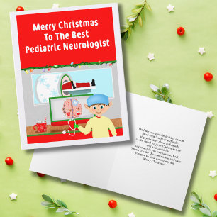 Pediatrisk neurolog God jul Tomte i MR Kort