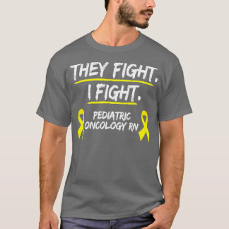 Pediatrisk onkologi Nurse RN Barncancer T Shirt