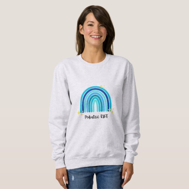 Pediatrisk RBT Rainbow Crewnacke T Shirt (Hel framsida)