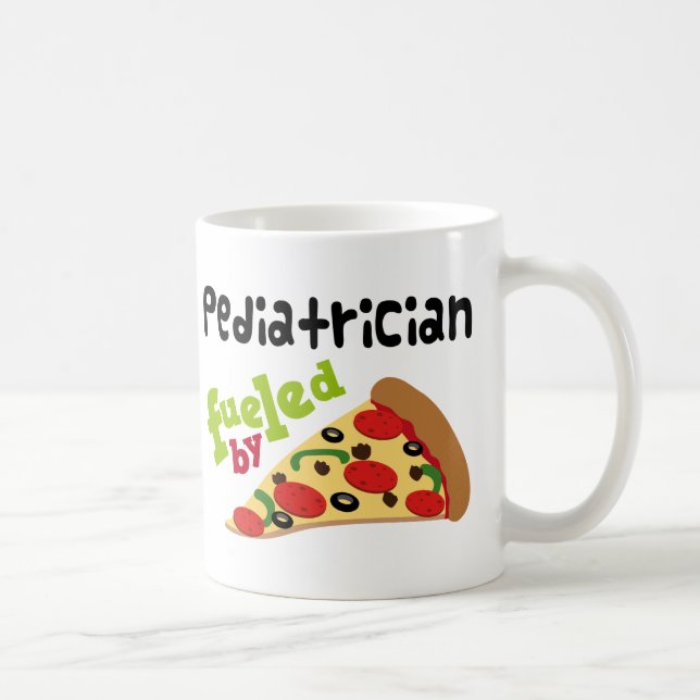 Pediatrisk (rolig) Pizza Kaffemugg (Höger)