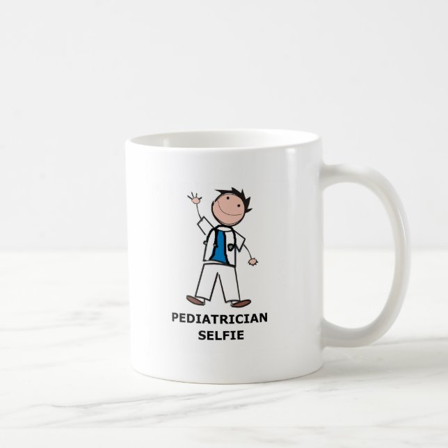 Pediatrisk Selfie Kaffemugga Läkargeschenk Kaffemugg (Höger)