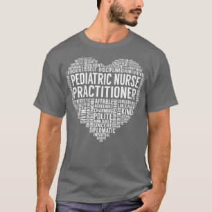Pediatrisk sjuksköterska Hjärtat T Shirt