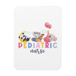 Pediatrisk sjuksköterska Safari Zoo Peds Nurse Nur Magnet