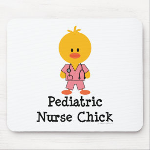 Pediatrisk sjuksköterskachick Mousepad Musmatta