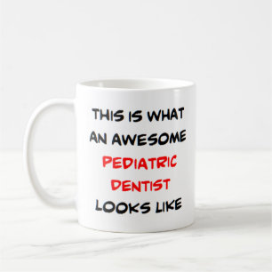pediatrisk tandläkare, fantastisk kaffemugg