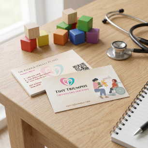 Pediatrisk Terapiverksamhet Ljusröd Visitkort