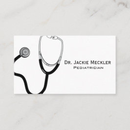 Pediatrisk visitkort för enkelt stetoskop