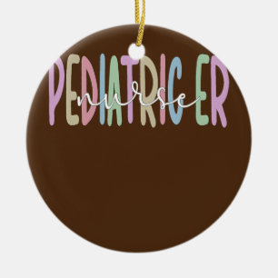 Pediatriska Akutet Nurse Proud Pediatriska patient Julgransprydnad Keramik