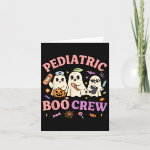 Pediatriska Boo Crew Nurse Doktor Halloween Matchi Kort