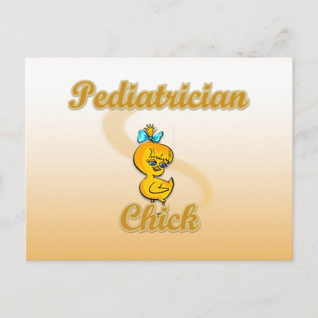 Pediatriska Chicken Vykort (Framsida)