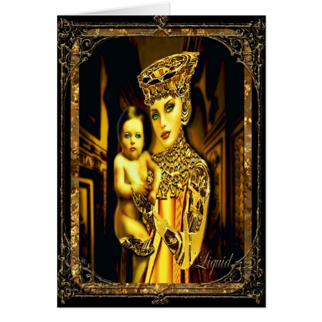 Pediatriska cyborg Nurse-Anpassadet Hälsningskort (Framsidan)