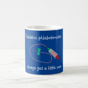 Pediatriska fasbotomister får alltid lite Vein Kaffemugg