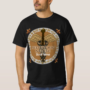 Pediatriska Nurse Caduceus T Shirt