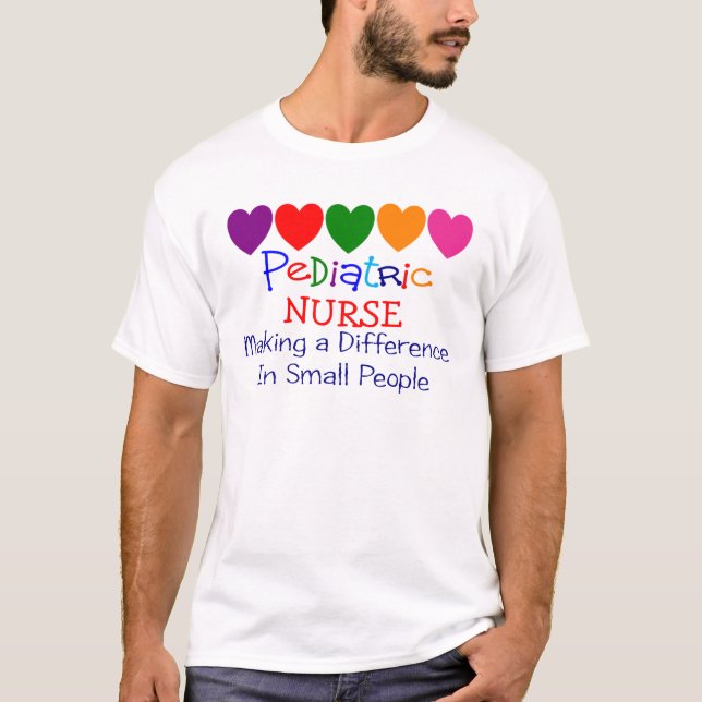 Pediatriska sjuksköterskagåvor t shirt (Framsida)