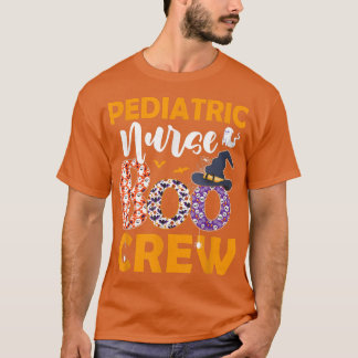 Pediatriska sjuksköterskor Boo Crew Spooky Boo Gho T Shirt