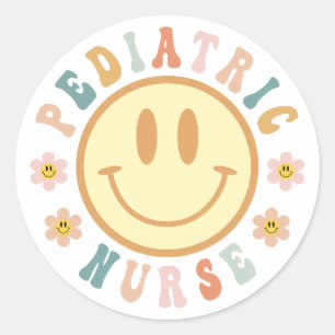 Pediatriska sjuksköterskor, PEDS Nurse, Peds Nursi Runt Klistermärke