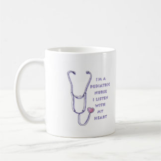 Pediatriska sjuksköterskor Stethoscope Kaffemugg