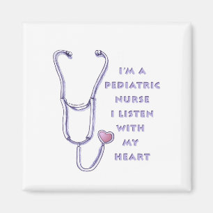 Pediatriska sjuksköterskor Stethoscope Magnet
