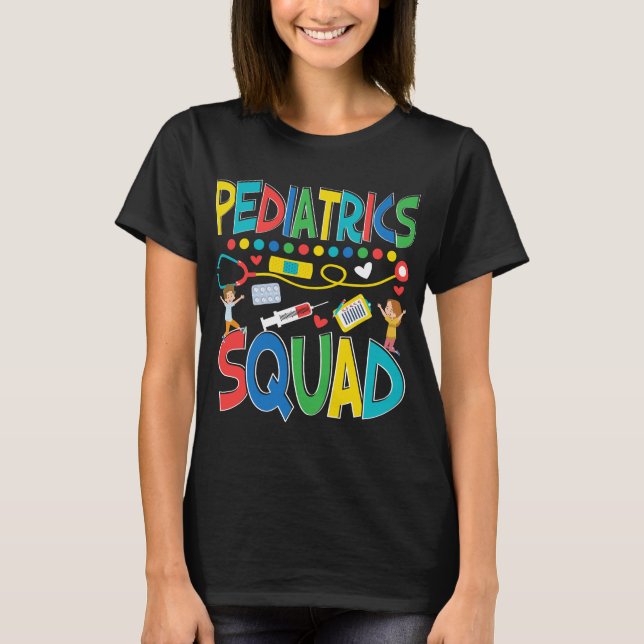 Pediatriska småbarn Peder Pediatriska sjukskötersk T Shirt (Framsida)