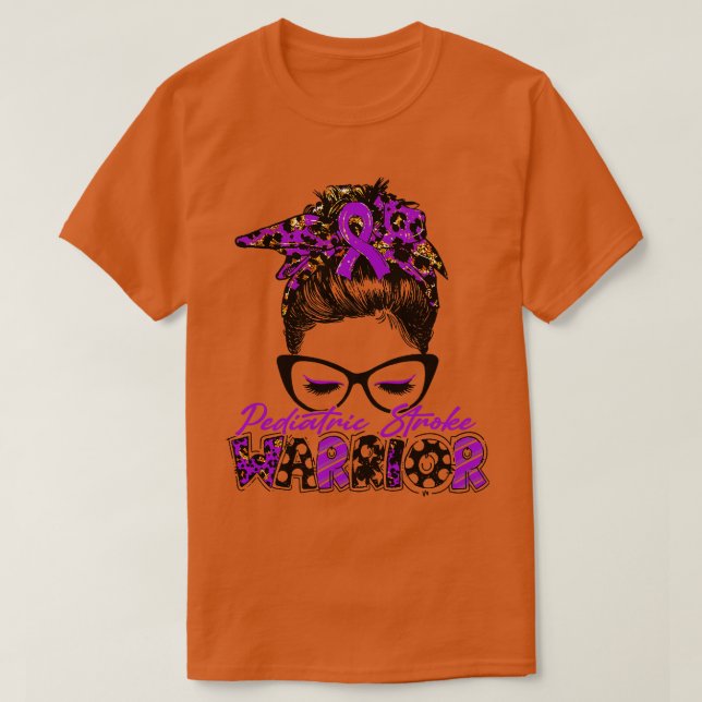 Pediatriska stroke Medvetandeskap Kvinnor Glasse m T Shirt (Design framsida)