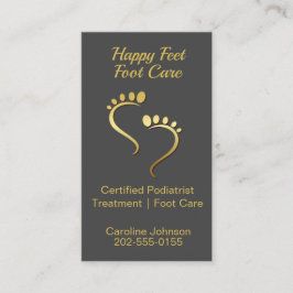 Pedicure Foot Care Chiropodist Podiatrist Visitkort
