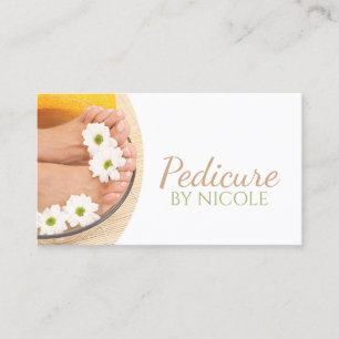 Pedicure Nagel Ppedurist Feet Spa Chamomile Visitkort