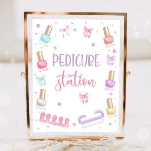 Pedicure Station Mani-Pedi Party Manikyr Spa Flick Poster