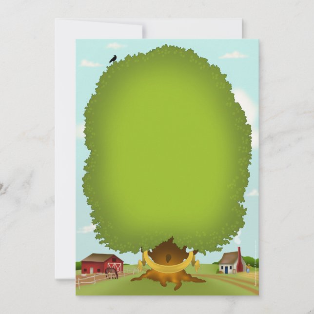 Pedigree-diagram för släktet Träd (Framsida)