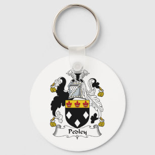 Pedley Family Crest Nyckelring