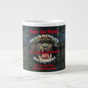 Pedo Zin Phobic Tiki Pub Ristorante Lodi CA Jumbo Mugg