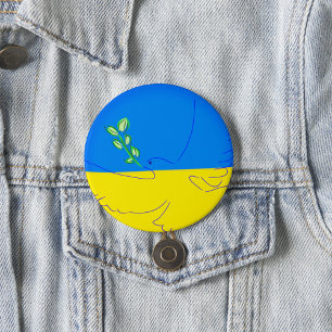 Pedove ukraine handmålad knapp