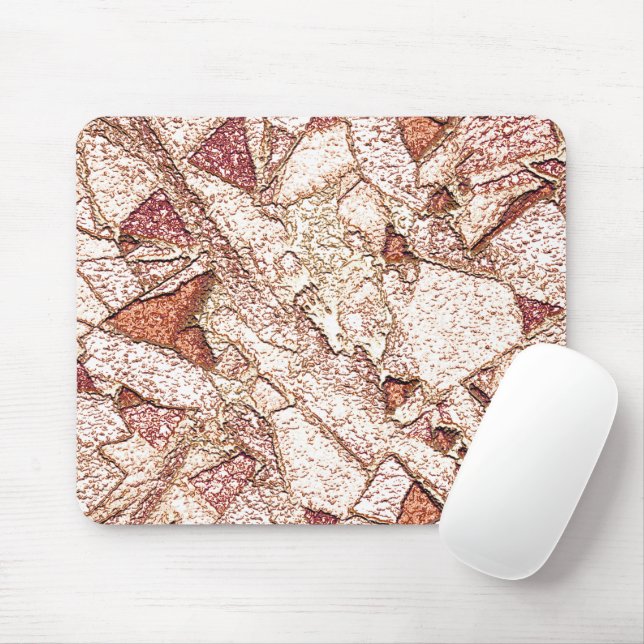 Pedra áspera em marrom claro cremoso musmatta (Med mus)