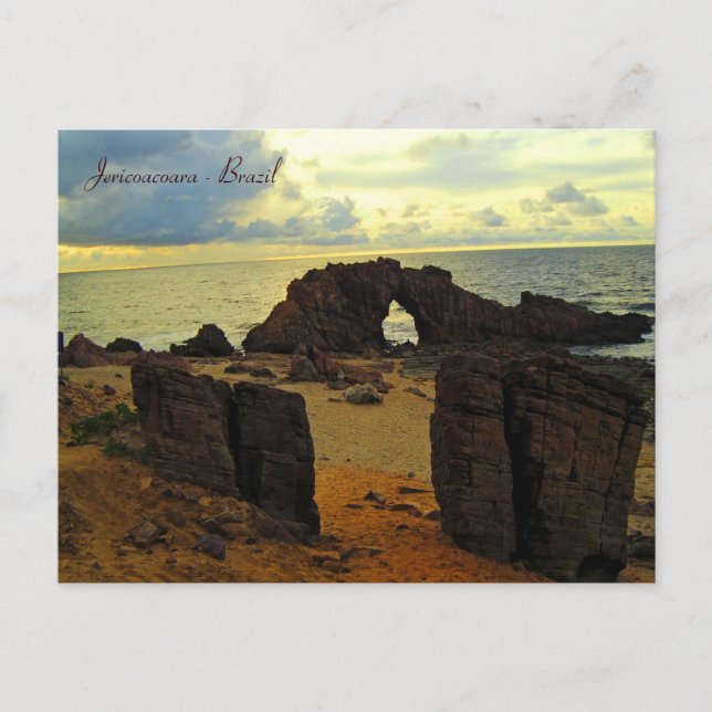 Pedra Furada, Jericoacoara, Brasilien Vykort (Framsida)