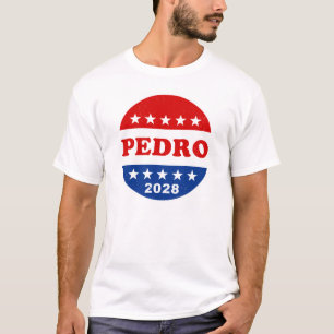 Pedro 2028 Vintage Rött vitt blått väljare T Shirt