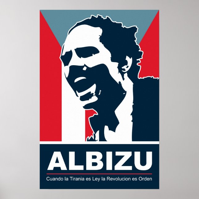 Pedro Albizu Campos - Bandera Poster (Framsidan)
