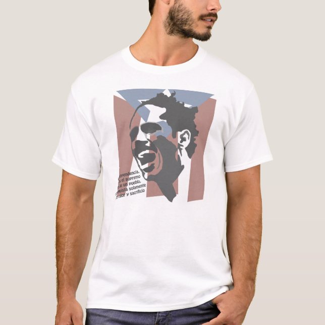 Pedro Albizu Campos T skjorta Tee (Framsida)