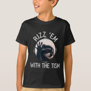 Pedro Dancing Racoon Rizz e.m. med Tism Viral R. T Shirt